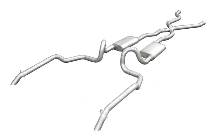 Pypes SS Cat Back Exhaust Kit w/X-Pipe SGI10S for 94-96 Impala