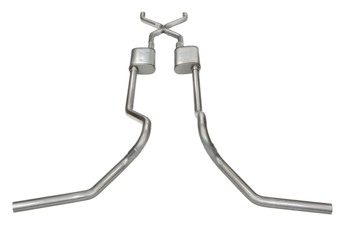 Ford Crossmember Back Exhaust For 65-76 F-100/F-150 No Muffler Pypes Exhaust