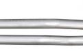 Exhaust Manifold Down Pipe 2.5 in w/HO Or Ram Air No Flanges Hardware Not Incl Natural 409 Stainless Steel Pypes Exhaust