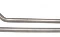 Exhaust Manifold Down Pipe 2.5 in 3 Bolt Hardware Not Incl Natural 409 Stainless Steel Pypes Exhaust