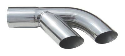 Exhaust Tail Pipe Tip Set 76-81 Pontiac Trans Am 2.5 in To Dual 22.5 in Slip Fit Clamp On Hardware Not Incl Polished 304 Stainless Steel Pair Pypes Exhaust