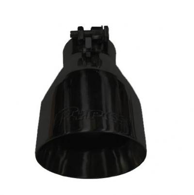 Exhaust Tail Pipe Tip 10-13 Carmaro V6 2.5 in In/4.5 in Out Black Double Wall Tip Bolt On Hardware Not Incl Black Finish 304 Stainless Steel Pypes Exhaust