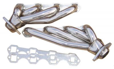 Shorty Exhaust Header 79-93 Ford Mustang 50 Hardware/Gaskets Incl Polished 304 Stainless Steel Pypes Exhaust