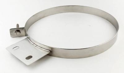 Diesel Stack Exhaust Clamp 10 in Polished 304 Stainless Steel Pypes Exhaust