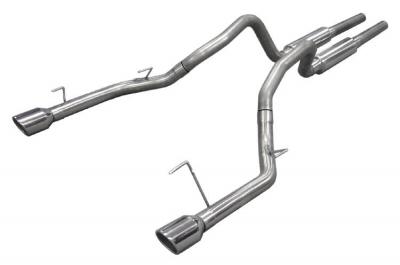 Pypes 2005-2010 Ford Mustang GT Mid Muffler Cat Back Exhaust System SFM66