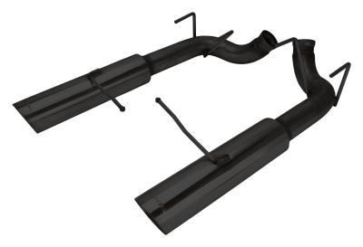 Pypes 2011-2014 Mustang GT Pype Bomb Axle Back Exhaust System Black SFM76MSB