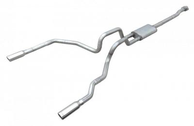 Pypes 2009-2014 Ford F150 5.0L Cat Back Split Dual Exhaust System SFT25V