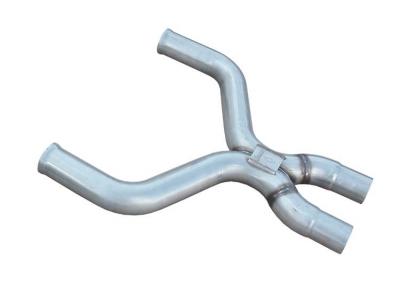 Exhaust X-Pipe Kit 11-14 Mustang For OEM 3-2.75 Hardware Not Incl Natural 409 Stainless Steel Pypes Exhaust