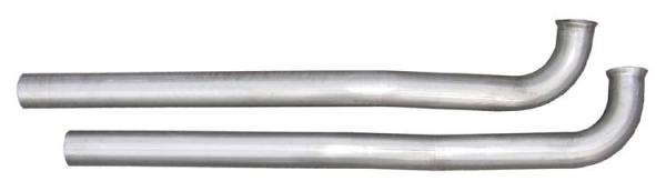 Exhaust Manifold Down Pipe 2.5 in w/HO Or Ram Air No Flanges Hardware Not Incl Natural 409 Stainless Steel Pypes Exhaust