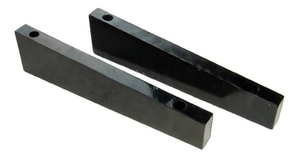 Convertible Brace Spacer 13.5 in L 1 in W Height A - 3 1/8 in Height B - 2 in Hardware Incl Black Steel Pypes Exhaust