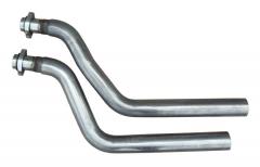 Mustang Downpipes 289-302 Models Does Not Fit 289 K-Code Exhaust Manifold Down Pipe 2.5 in Standard Manifold Hardware Not Incl Natural 409 Stainless Steel Pypes Exhaust