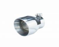 Exhaust Tail Pipe Tip 10-13 Carmaro V6 2.5 in In/4 in Out Polished Double Wall Tip Bolt On Hardware Not Incl Polished 304 Stainless Steel Pypes Exhaust