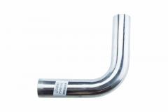 Mandrel Bend Pipe 2.5 in 90 Degree Hardware Not Incl Natural 304 Stainless Steel Pypes Exhaust