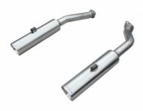 Pype Bomb Series Axle Back Exhaust System 05-06 GTO Split Rear Dual Exit Incl Muffler Delete Pipe Polished Tips Hardware Polished Finish 304 Stainless Steel Pypes Exhaust