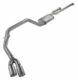 Cat-Back Exhaust System 14-20 Split Side Dual Exit 2.5 in Intermediate And 3 in Tail Pipe Race Pro Mufflers/Hardware Incl Tip Incl Pypes Exhaust